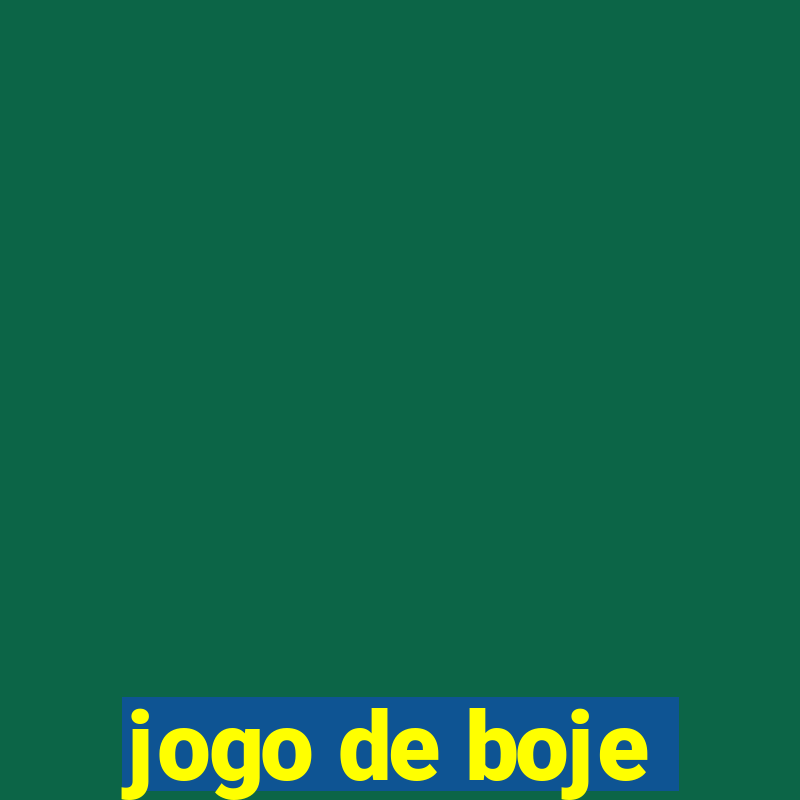 jogo de boje